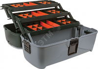 Ящик для инструмента раздвижной пластиковый с 3-мя кантилеверами отделениями 18 ( 465х230х250 мм )