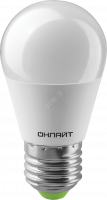 Лампа светодиодная LED 10вт E27 белый матовый шар PROMO ОНЛАЙТ