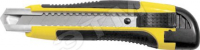Нож технический 18 мм прорезиненный