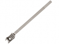 Ремешок-опора для труб и кабеля PRNT 16-32 серый, с шурупом и дюбелем (30шт)