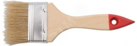 Кисть флейцевая 'Оптима', натуральная cветлая щетина, деревянная ручка 1,5' (38 мм)