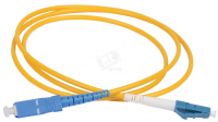 Шнур оптический коммутационный переходной (патч-корд) для одномодового кабеля (SM) 9/125 (OS2) LC/UP