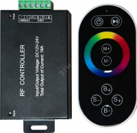 Контроллер к LED ленте RGB 12/24v с сенсорным черным ПДУ провод-20см