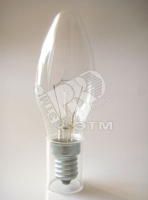 Лампа накаливания декоративная ДС 40вт ДС-230-40-1 Е14 (свеча)