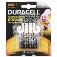 Элем. Пит. Duracell LR03-4BL BASIC CN AAA мизинчик блистер 4 штуки