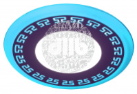 DK LED 12-18 BL Точечные светильники ЭРА светодиодный круглый ''синяя подсветка'' 12+6W 4000K''