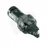 Переключатель C2SS1-10B-20 2-х позиционный черный 2НО (45 градусов) с фиксацией (черное декоративное