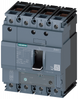 Выключатель в литом корпусе 3VA1 IEC типоразмер 160 класс отключающей способности M ICU=55кА 415В 4P