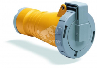 Розетка кабельная 432C1W 32А 3P+N+E IP67 1ч