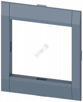 ДЕКОРАТИВНАЯ НАКЛАДКА 76,2 X 70,7 MM (W X H) ПРИНАДЛЕЖНОСТЬ ДЛЯ 3-ПОЛ. 3VA1 100/160 С ДОСТУПОМ К TMT