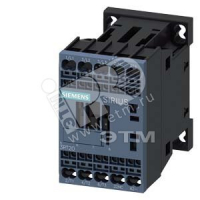 Контактор вспомогательный 3п AC-3 4кВт/400В 1НО 24В DC 0.85-1.85 с диодом типоразмер S00 пружинные з