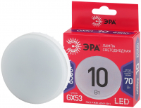 Лампа светодиодная LED GX-10W-865-GX53 R  (диод, таблетка, 10Вт, хол, GX53) (10/100/4800) ЭРА