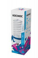 Лампа энергосберегающая КЛЛ 85/842 E40 D83х255 спираль мини Космос