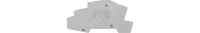 COVER-INSTA-TERMINALS FOR 2,5 MM 2, WIDTH 2MM GREY DISCONNECTION