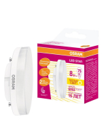 Лампа светодиодная LED 8Вт GX53 110° (замена 75Вт) тепло-бел. OSRAM