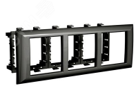 Avanti Рамка-суппорт черная для In-liner Front, 6 модульная