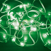 Гирлянда LED Galaxy Bulb String 30 ламп 10м в лампе 6 LED цвет зеленый провод белый влагостойкая IP5