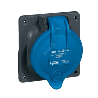 Розетка встраиваемая IP44 3К+H+З 230v 16А Hypra