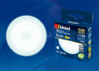 Лампа светодиодная GX53 LED 6вт 210-240В 470Лм 4000К матовая Uniel