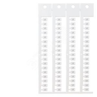 PLATES VERTICAL: L3 PACK WITH 136 PLATES 2 CARDS PER 68 PLATES INSCRIPTION 2MM SIZE. 5X7MM,