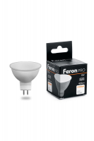 Лампа светодиодная LED 6вт 230в GU5.3 белый Feron.PRO OSRAM