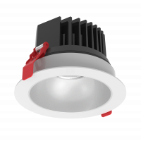 Светильник светодиодный ДВО-25Вт DL-SPARK 4000K 60° 150x105mm бел.IP44 с мат.серебр.рефл. Вартон