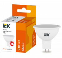 Лампа светодиодная LED 9вт 230в GU5.3 тепло-белый
