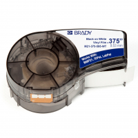 BRADY M21-375-595-WT лента 9.53mm/6.4m черн на бел