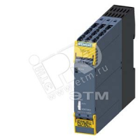 БАЗОВЫЙ МОДУЛЬ РЕЛЕ БЕЗОПАСНОСТИ SIRIUS STANDARD, РЕЛЕЙНЫЕ РАЗРЕШАЮЩИЕ ЦЕПИ: 3 НО КОНТАКТА +        
