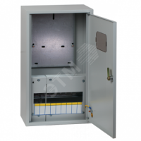 Щит учетно-распределительный навесной ЩРУн-1/9о IP31 с окном 400х300х140