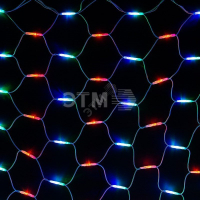 Гирлянда Сеть 2x3м, белый КАУЧУК, 432 LED Мультиколор
