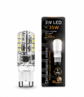 Лампа светодиодная LED 3вт 220в G9 теплый белый капсульна я Gauss