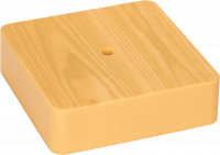 Коробка разветвительная KMP-030-032 (104х104х28) светлое дерево EKF PROxima