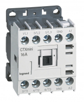 Контактор CTX3 мини 3P 16A 1но ~24В