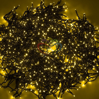 Гирлянда LED ClipLight 2х4В 5 нитей по 20 метров желтый Flashing