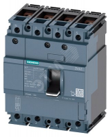Выключатель в литом корпусе 3VA1 IEC типоразмер 160 класс отключающей способности M ICU=55кА 415В 4P