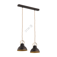 Светильник BENETTI Modern Loft темный венге/золото, 2xE27, коллекция MOD-411