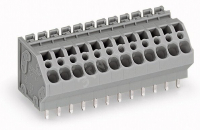 51142278 TERM.STRIP W/O FIX/FLANGE 3-POLE GRY (745-103)