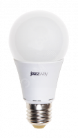 Лампа светодиодная LED 11w E27 холодный матовый груша Jazzway