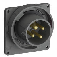 Вилка с прямым фланцем Easy&Safe 316EBU1W 16A 3P+E IP67 1ч