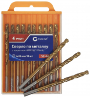 Сверло по металлу Cutop Profi с титановым покрытием, 3,4х70 мм (10 шт)