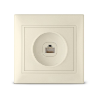 Розетка Севиль компьтерная слоновая кость (ivory)