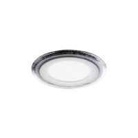 Светодиодный светильник ДВО-6+3W, Bubbles BL317 Кругл. LED 4000K, 540лм,144х31мм,?110 Gauss