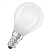 Лампа светодиодная филаментная диммируеммая LED 5Вт E14 2700К 470лм шарик 230V FR (замена 40Вт) P FI