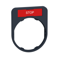 Держатель маркировки, заподлицо, STOP