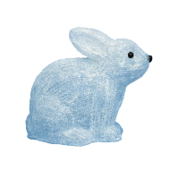 ULD-M2724-032/STA WHITE IP20 RABBIT Фигура светодиодная «Кролик», 32 светодиода, 27*14*24 см, цвет с