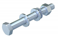 Комплект Болт+Шайба+Гайка M10x30