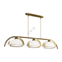 Люстра BENETTI Modern Arco золотистая бронза/золото, 3xE27, коллекция MOD-415