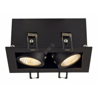 Светильник светодиодный KADUX 2 LED SET с COB LED 2х6.2Вт(15Вт) 3000K 1150lm 38°с блоком питания    