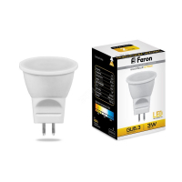 Лампа светодиодная LED 3вт 230в G5.3 MR11 теплый